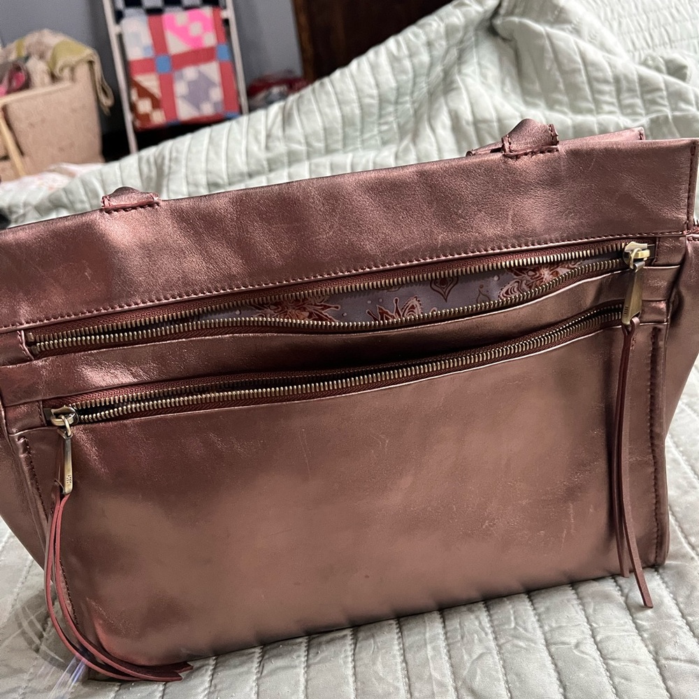 HOBO Metallic Pink Handbag - Picture 7 of 7